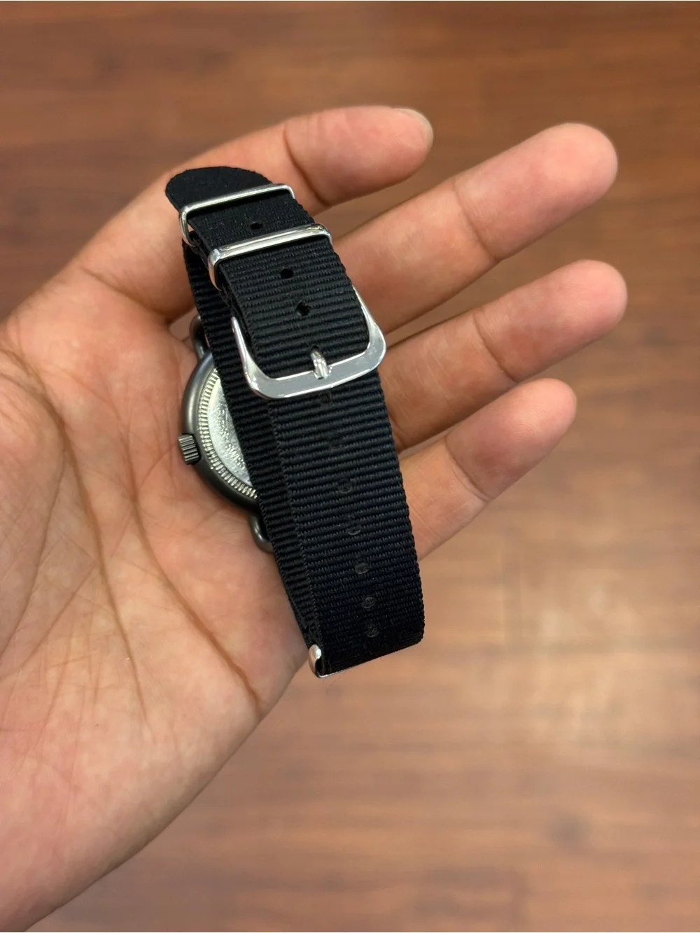 Victorinox Black Dial Field Watch with Black Nylon Strap unisex